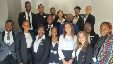 Some of the 40 Bachelor of Commerce in Law and IIE Bachelor of Laws first-to-fourth-year students from The IIE’s Varsity College Waterfall, staff, and guest speakers who attended the recent constitutional law event hosted on campus. Photo: Nicolien Kriek