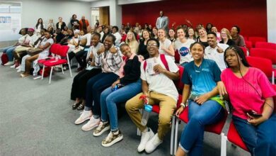 Headmaster of St Stithians Boys Preparatory School Sanele Majola engaged with over 100 third and fourth-year education students at The IIE’s Varsity College Waterfall on how to become the most sought-after 21st-century educator regardless of the socioeconomic status in South Africa. Photo: Nicolien Kriek