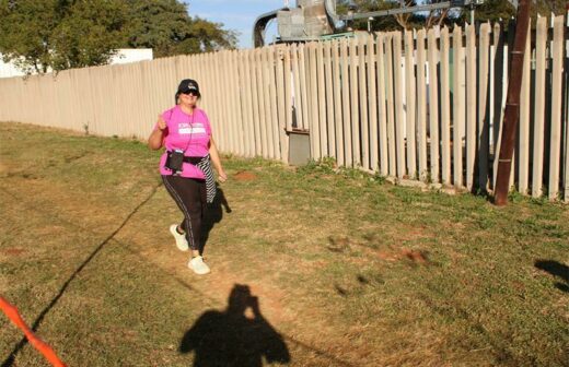 Rosh Boodhoo participate in her 97th run, just three short of 100th run. Photo: Sphiwe Masilela