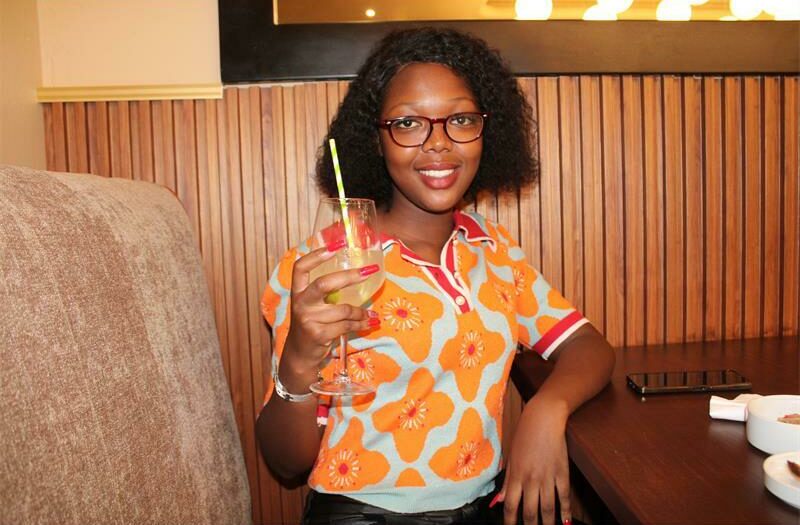 Lerato Ramolefe at restaurant opening in Waterfall City. Photo: Sphiwe Masilela