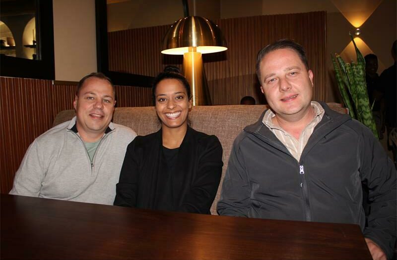 Quinton Baillie, Kriya Gangiah and Sarel van Vuuren. Photo: Sphiwe Masilela