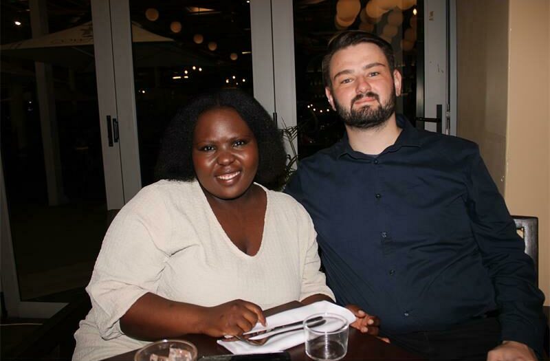 Charmaine Mbatha and Massimo Rivetti. Photo: Sphiwe Masilela
