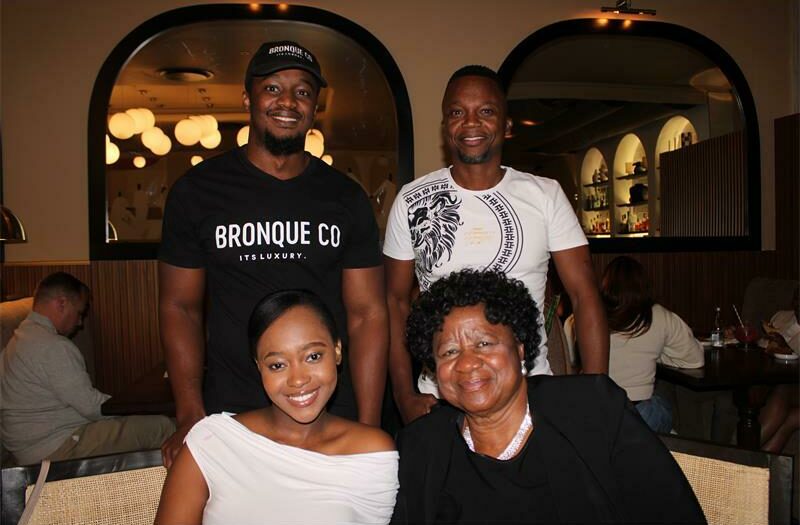 Back: Nash Gumbi and Thabiso Maboko. Front: Karabo Gumbi and Rachel Mathabatha. Photo: Sphiwe Masilela