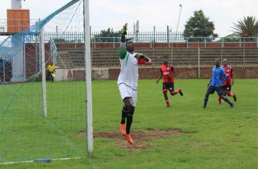 Neasm Academy keeper Mosa Masinya.