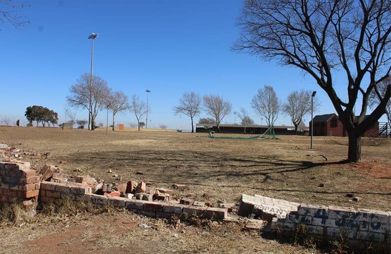 City of Johannesburg repairs collapsed Rabie Ridge Stadium wall after ...