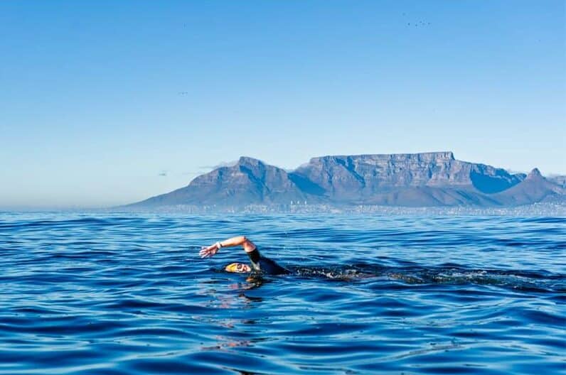 Despite a few stings from jellyfish, Kerryn Krause is proud of her achievement and would not hesitate to do it again.