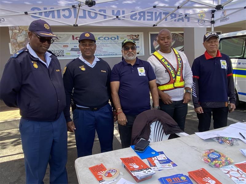 Sector 3 Crime Forum chairperson urges residents to avoid walking with cellphones and other electronics, as that makes them targets.