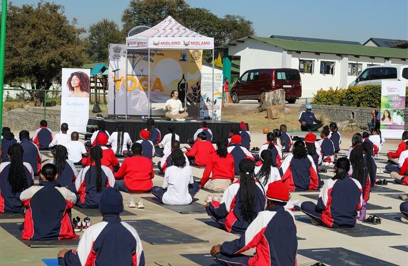 Midland International School principal Sharira Padayachy believes yoga teaches values that the school wants to instil in its learners.