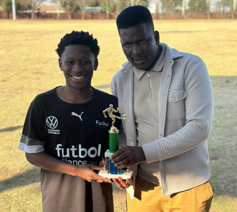 Sibusiso Jr Gcabashe, Total Football Excellence captain and 2025/26 Midrand Local Football Association player of the season believes hard-work paid off.