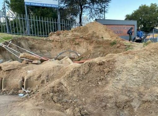 Nombuso Shabalala, JW spokesperson, says initially they completed the repairs using a clamp; however, the leak reoccurred.