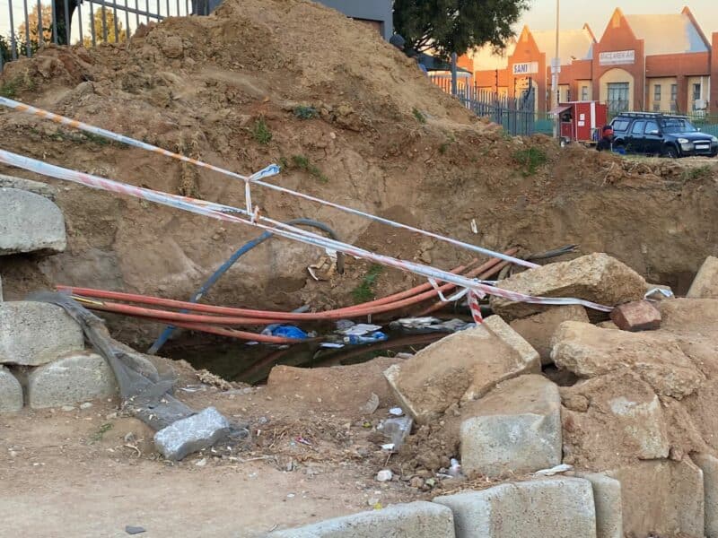 While there is no clear cause for the trench in Halfway House, JW’s communication department has promised to provide response into the delays over fixing the alleged leak and reinstating the trench.