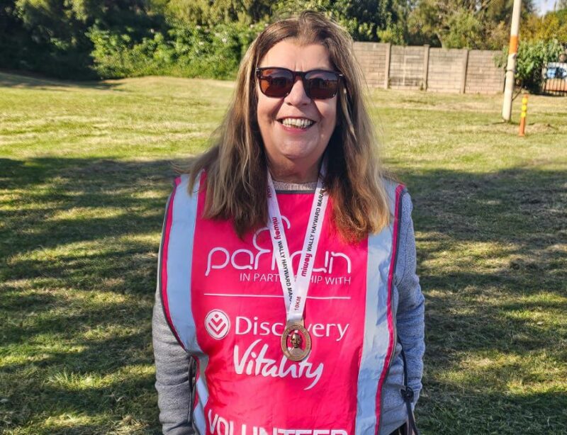 Lynne Maclean says she used to be embarrassed seeing all the litter at the Noordwyk Park.