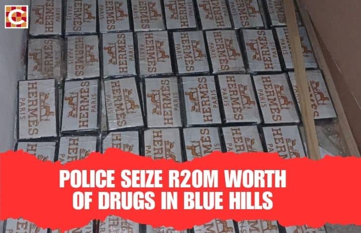 R20m worth of drugs seized in Blue Hills on October 28. Photo: SAPS