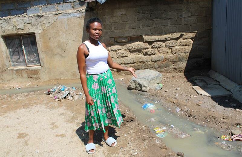 Nthabiseng Mohokare said she was hospitalised for four days at the Tembisa Hospital for a stomachache, suspected to be due to the sewer water.