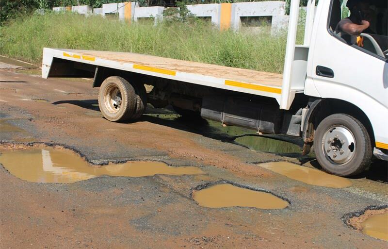 While resurfacing work is underway on Belvedere Road, locals say underlying issues near Hampton and George roads still need urgent attention.