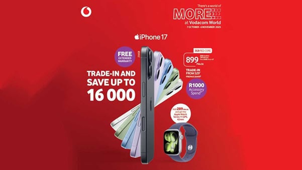 Vodacom World’s October deals are available till the 6th of November, offering the perfect chance to upgrade your smartphone and get value adds
