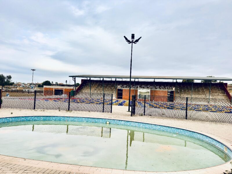 The long-awaited community swimming pool complex is almost complete, promising a modern hub for sport, leisure, and family fun.