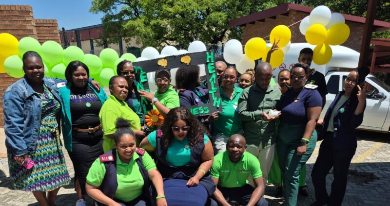 Halfway House Clinic staff and community members pose for a group photo after the mental health awareness event on October 22, 2025. Photo: Supplied