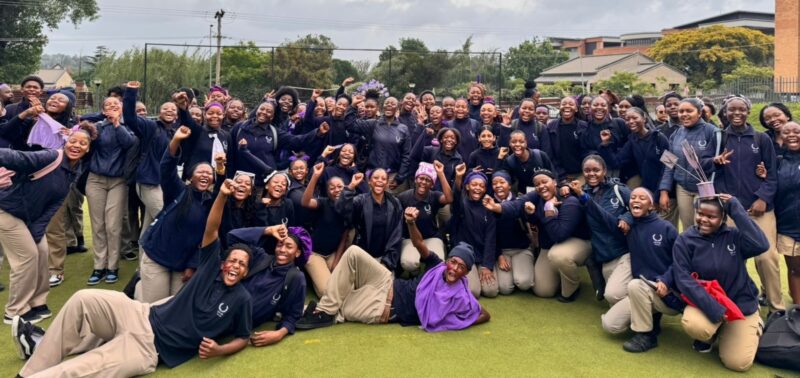 Grade 10 learners from Sparks Midrand High School participated in the Unmarked Graves Impact Project initiative: Stand for Change, leading an initiative to show their support for survivors, and victims, of GBV.