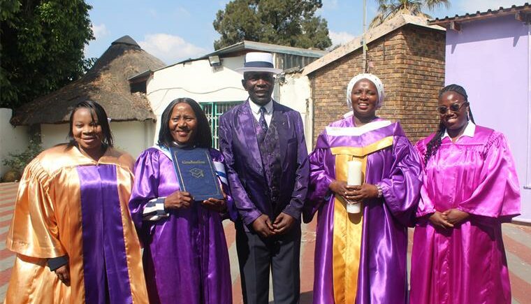 Lanto Montessori International Schools administrator Phindile Maxase, principal Bophelo Moyaha, marketing manager Hopkins Kaira, director Anna Difo Maja