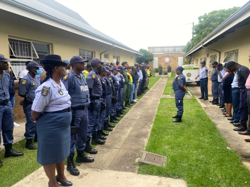 Midrand police, together with law enforcement partners, visited 36 schools on the first day of the school year to monitor school openings and address critical learner safety concerns.