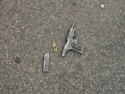 The firearm that was seized after the shootout in Midrand. Photo: Supplied