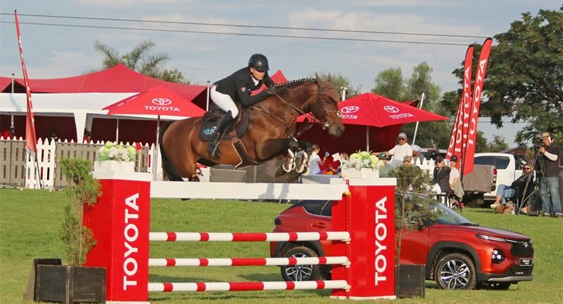 Midrand resident Ronnie Healy rides Magic Boy. Photo taken on October 5, 2025. Photo: Denford Studio’s