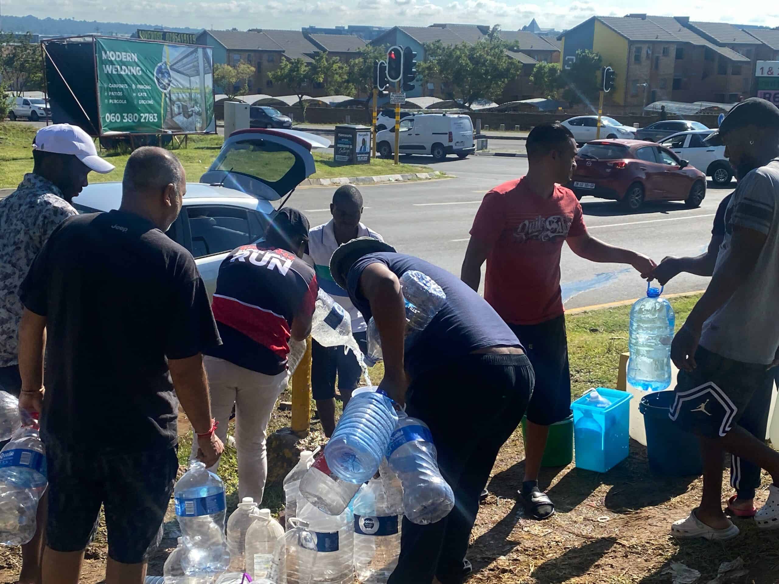 Midrand residents protest ongoing water crisis