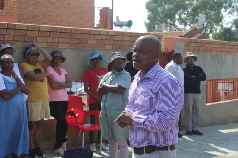 Community leader George Henry says the Expanded Public Works Programme has restored dignity to Rabie Ridge.