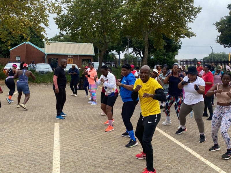 The City of Johannesburg Region A healthy lifestyle programme brought music, movement, and motivation back to Rabie Ridge Stadium as residents embraced aerobics for fitness and fun.