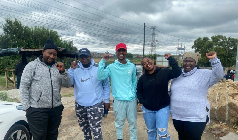 Mayibuye residents say daily traffic chaos and safety risks have become the new normal, with a second access point to the area, on Theresa Street, closed a few years back.