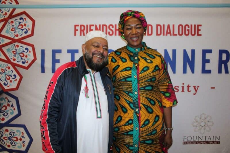 Political and community leaders shared their views about the importance of sharing and unity, especially for those in need, at the friendship and dialogue dinner hosted at the Nizamiye Mosque Complex.