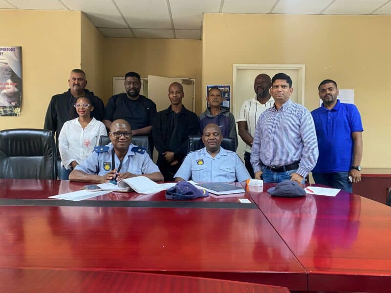 Midrand Police Station hosts a meeting with residents and complex representatives to relaunch the Complex Forum, aimed at strengthening crime prevention.