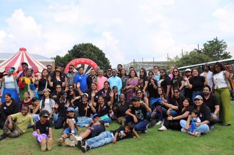 A day filled with colourful treats, water slides and jumping castles created a joyful day and space for the orphanage children.
