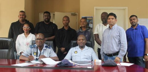 Midrand Police Station hosts a meeting with residents and complex representatives to relaunch the Complex Forum on March 18, aimed at strengthening crime prevention. Photo: Comfort Makhanya