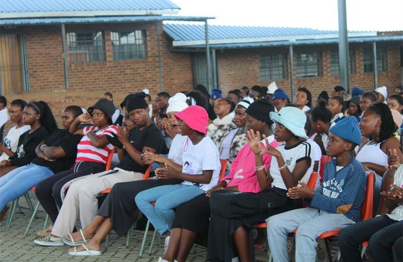 Mayibuye teenagers attend the Inspiring the Next Gen Programme on April 1. Photo: Comfort Makhanya