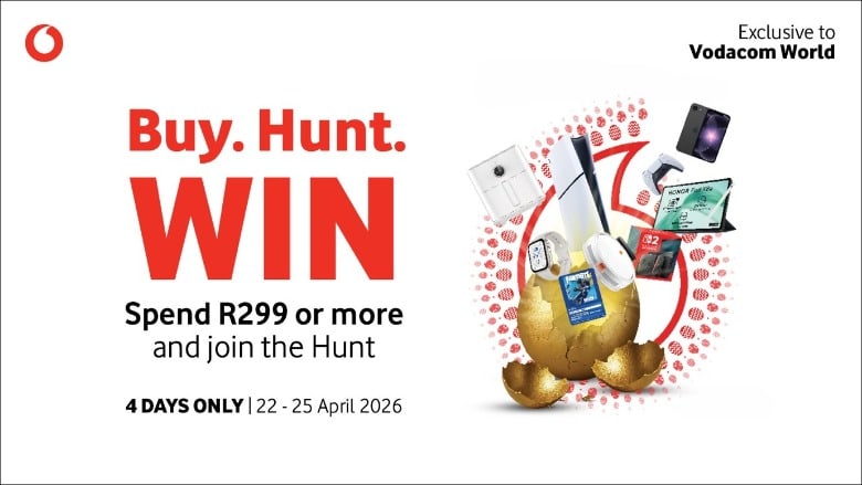 Vodacom World is running an Augmented Reality Easter Egg Hunt to end April with a bang and give South Africans the chance to win wonderful prizes.