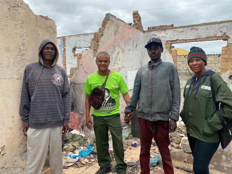 After losing everything in a devastating house fire three years back, Rabie Ridge resident Sipho Marumo now hopes that the community can help him rebuild both his home and his life.