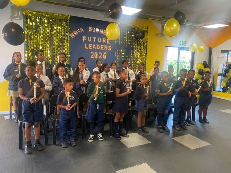 Proud parents watched as learners from grades 2 to 7, from the Nova Pioneer Midrand Senior School, stepped into their roles on the student leadership council for the year ahead.