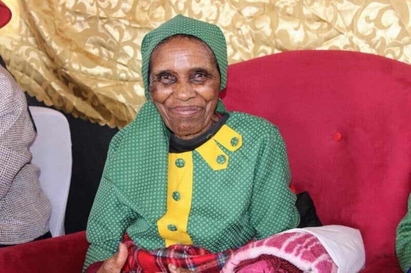 : The 106-year-old centenarian, Mamohale Tabane Mokhabuki, celebrated her birthday on April 10. Photo: Zanele Mfaba