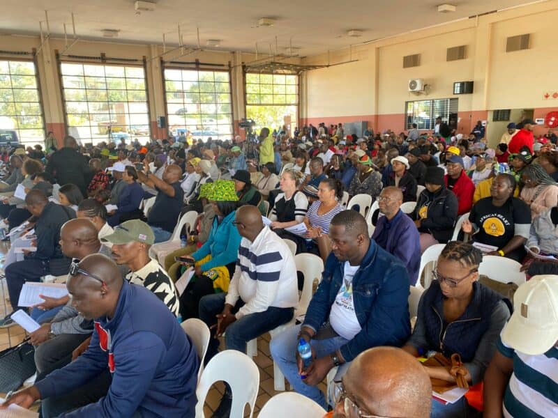 Hundreds of Region A residents packed the Midrand Fire Station, raising urgent concerns over sewage blockages, failing roads, land invasions, and more, during Joburg’s IDP consultation.