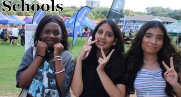 Friends Liza Mateza, Aaliyah Asvat, and Dhiyana Beeka