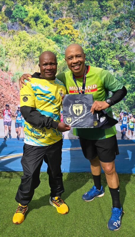 56-year-old runner and Midrand Striders member Mohau Mphomela has secured his permanent number after finishing his tenth 50km Loskop Ultra Marathon.