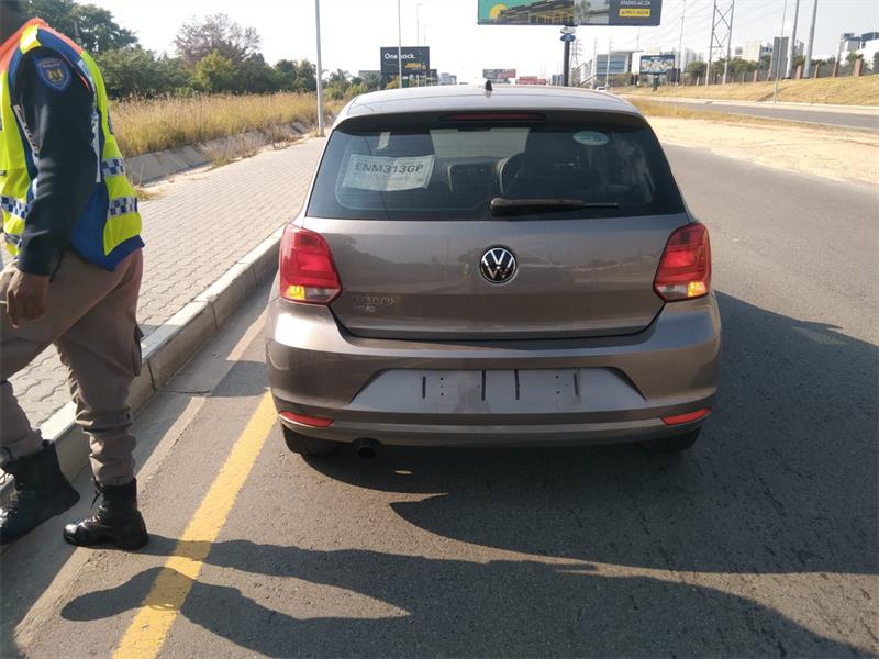 JMPD officers acted swiftly after spotting suspicious activity along Allandale Road, leading to the arrest of two alleged police impersonators on May 17: Photo: JMPD