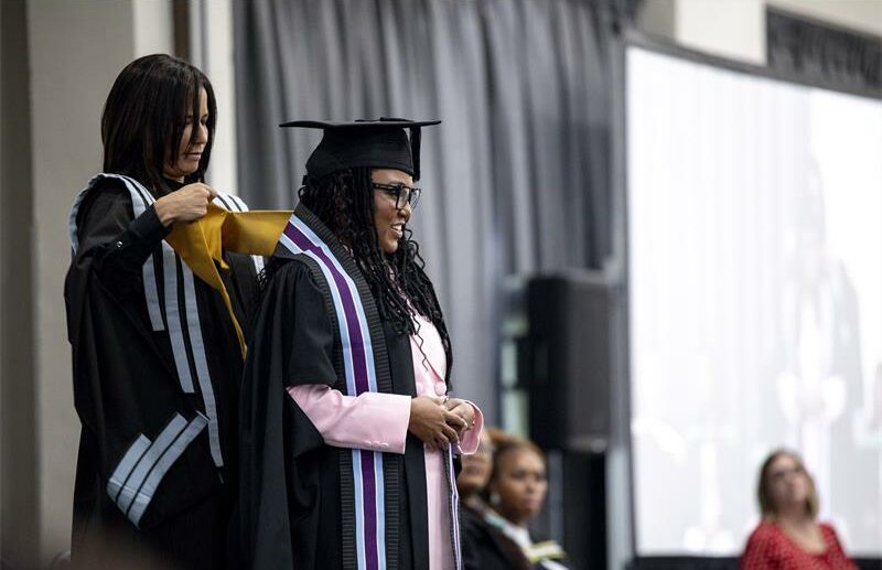 Emeris Waterfall's Class of 2025 graduation was filled with memorable moments, but one friend's public show of support left a lasting impression on graduates and guests alike.