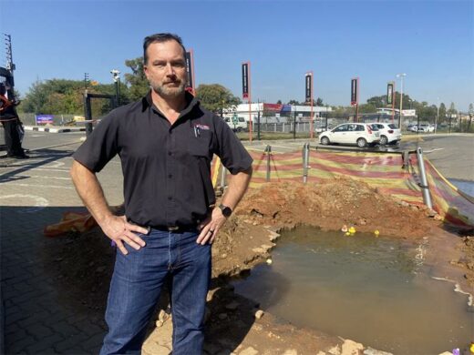 Property manager for Tiger Auto Investments, Artur Weissnar, says businesses rely on efficient municipal services to operate successfully and remain competitive on May 28. Photo: Comfort Makhanya