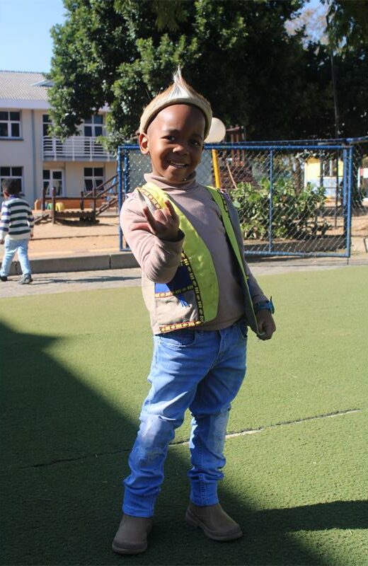 Nova Pioneer Midrand Primary learner Siphosethu Ngwenya dressed in cultural attire on May 29. Photo: Comfort Makhanya