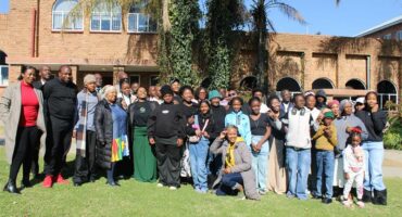 Attendants of the moms and sons dialogue take a break from some of the sessions at the dialogue Photo: Zanele Mfaba