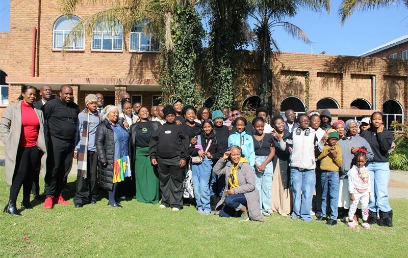 Attendants of the moms and sons dialogue take a break from some of the sessions at the dialogue Photo: Zanele Mfaba