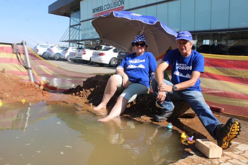 After reportedly flowing unchecked for more than two weeks, a Midrand business water leak has finally been fixed, with Johannesburg Water probing the circumstances surrounding the incident.